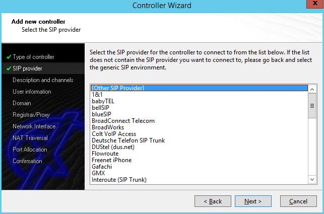 XCAPI HandSIP T38 Configuration - Step 2