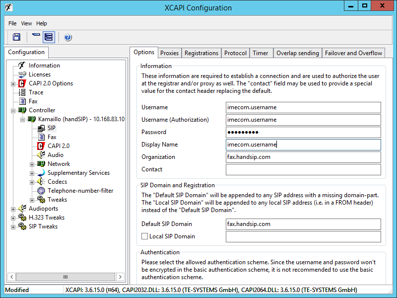 XCAPI HandSIP T38 Configuration - Step 10