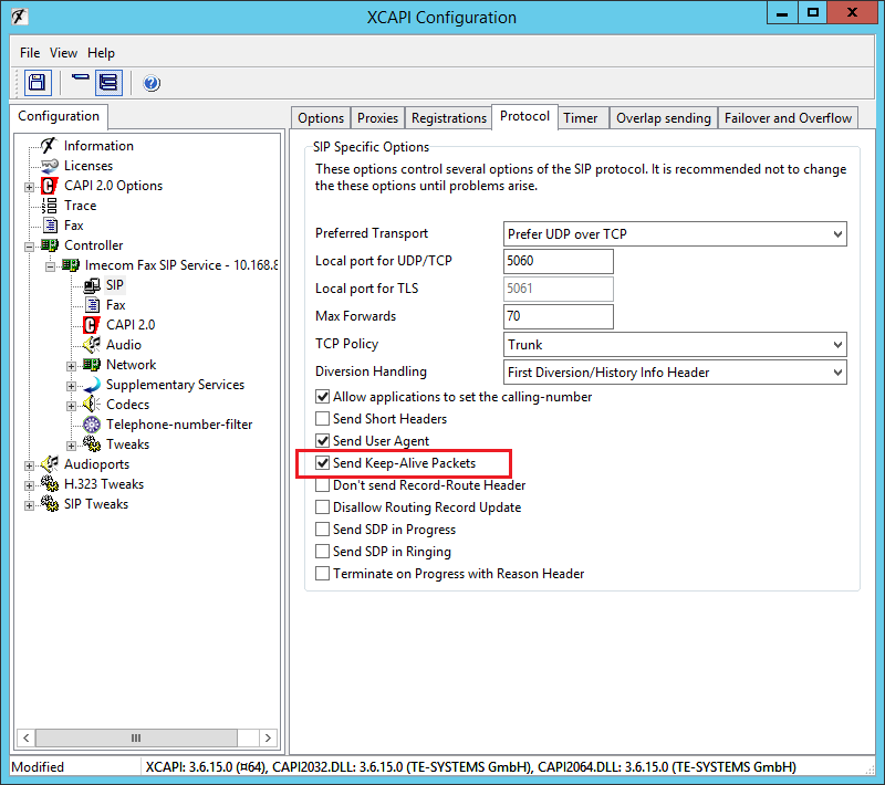 XCAPI HandSIP T38 Configuration - Step 12